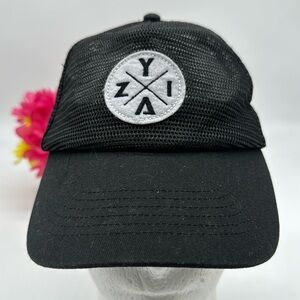 Zyia Black Trucker Hat Adjustable HT6272D